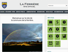 Tablet Screenshot of laferriere.ch